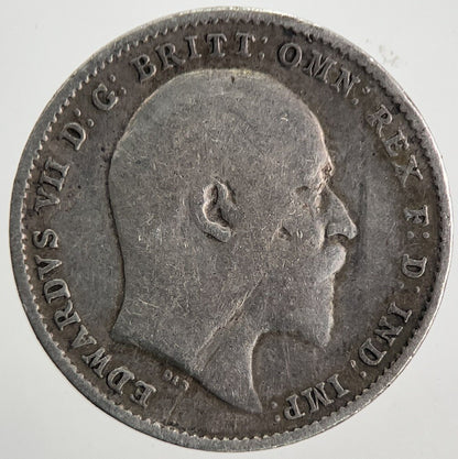 1909 Edward VII Threepence Silver Coin | Collectable Grade | a9820