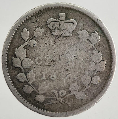 1863 Canada 5 Cents Silver Coin | Collectable Grade | a8323