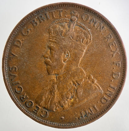 1928 Australia One Penny Coin | Fine Collectable Grade | a9473