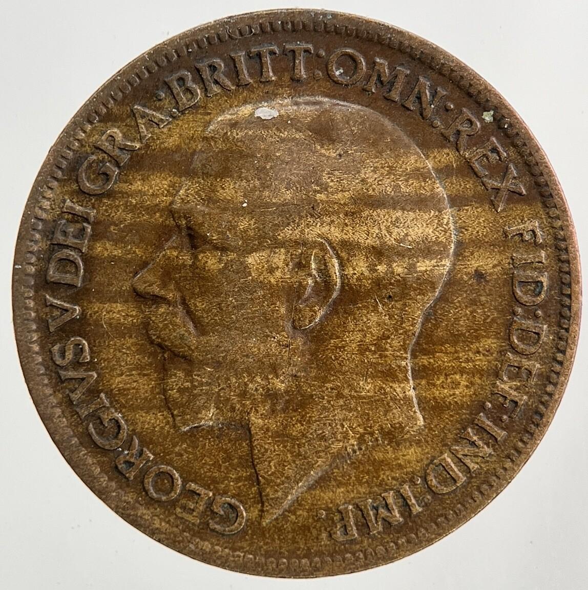 1920 George V Farthing Coin | Fine Collectable Grade