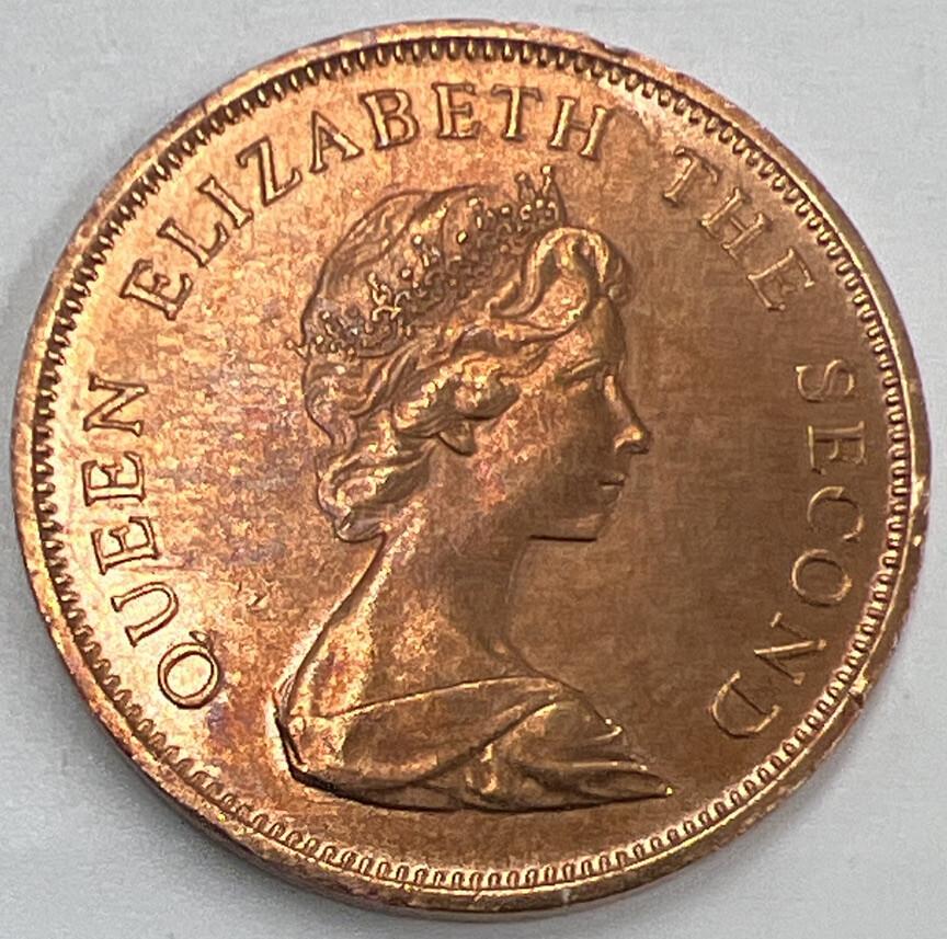 1975 Jersey Two New Pence | Copper Coin | Extra Fine Grade | a408