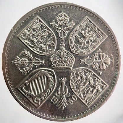 1960 Elizabeth II 2nd Crown British Coin | Very High Grade | a2521
