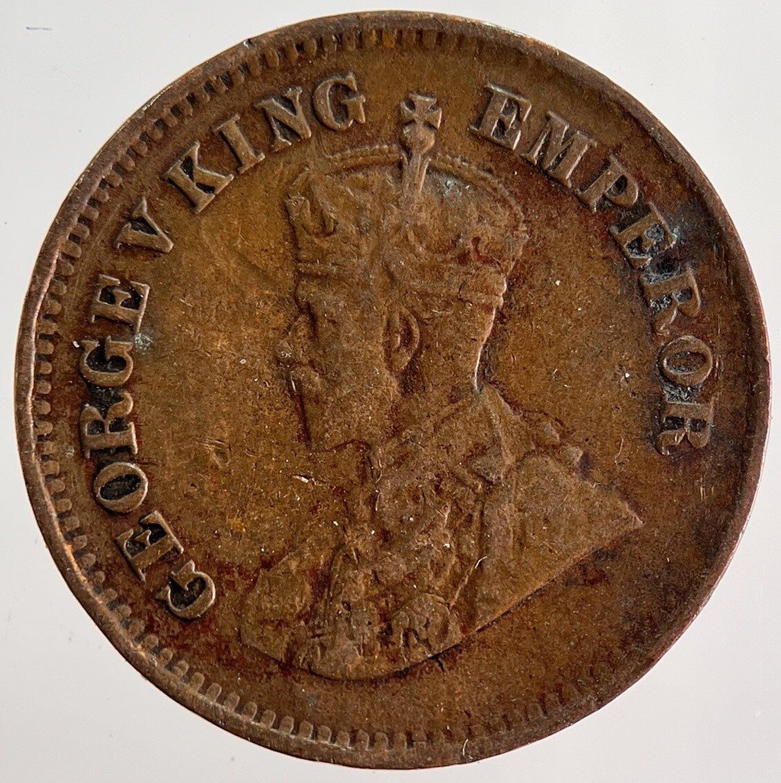 1914 India 1/2 Half Pice Coin | Fine Collectable Grade