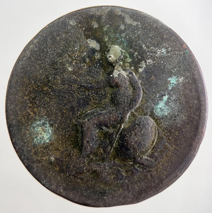 1799 George 3rd III Half-Penny British Coin | Worn Grade | a7519