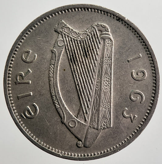 1963 Irish Dog Sixpence Coin | Very High Grade | a7458