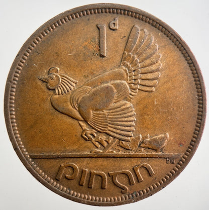 1943 Irish Penny Coin | Very High Grade | a7496