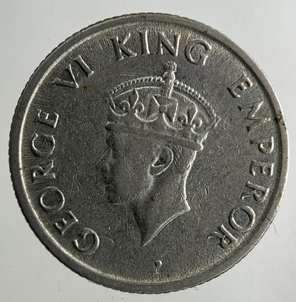 1947 India 1/4 Quarter Rupee Coin | Fine Collectable Grade