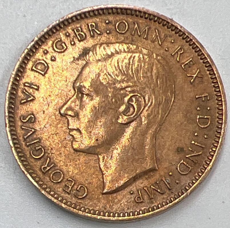 1939 Farthing | British Copper Coin | Extra Fine Grade | a410