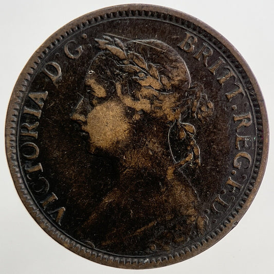 1891 Victoria Farthing Coin | Collectable Grade