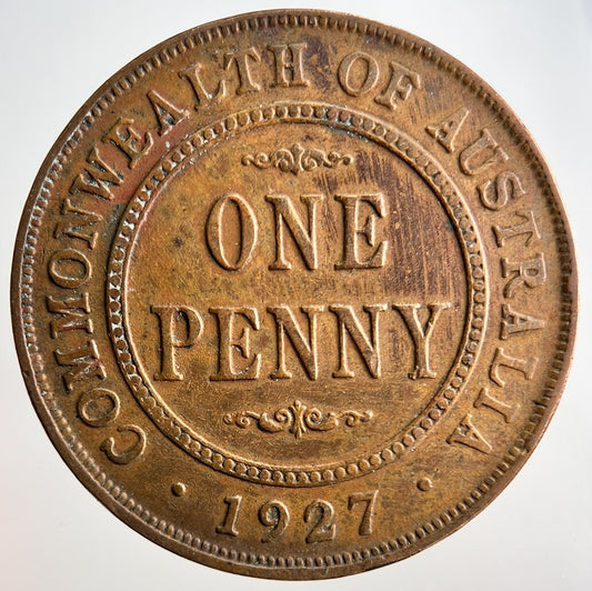 1927 Australia One Penny Coin | Fine Collectable Grade | a3209