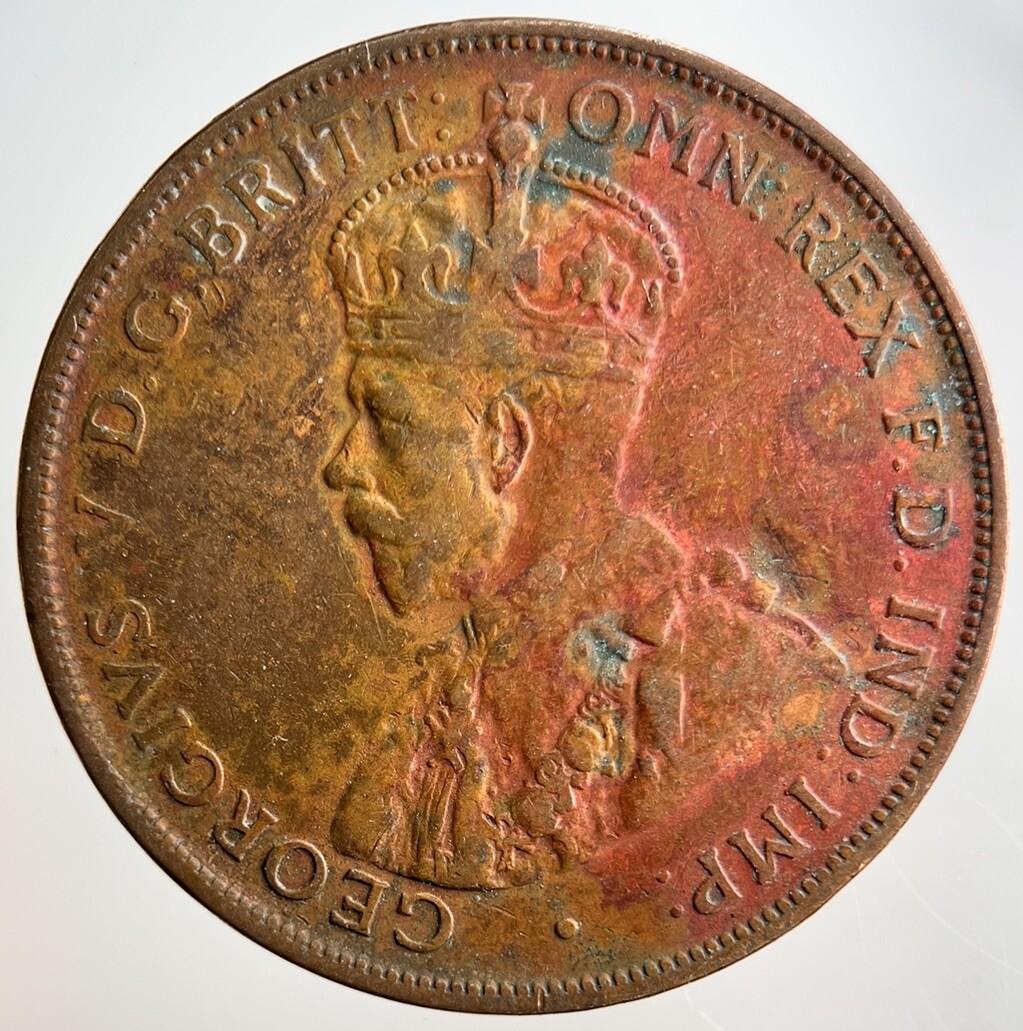 1927 Australia One Penny Coin | Fine Collectable Grade | a3209