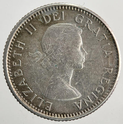 1954 Canada 10 Cents Silver Coin | Fine Collectable Grade | a9439