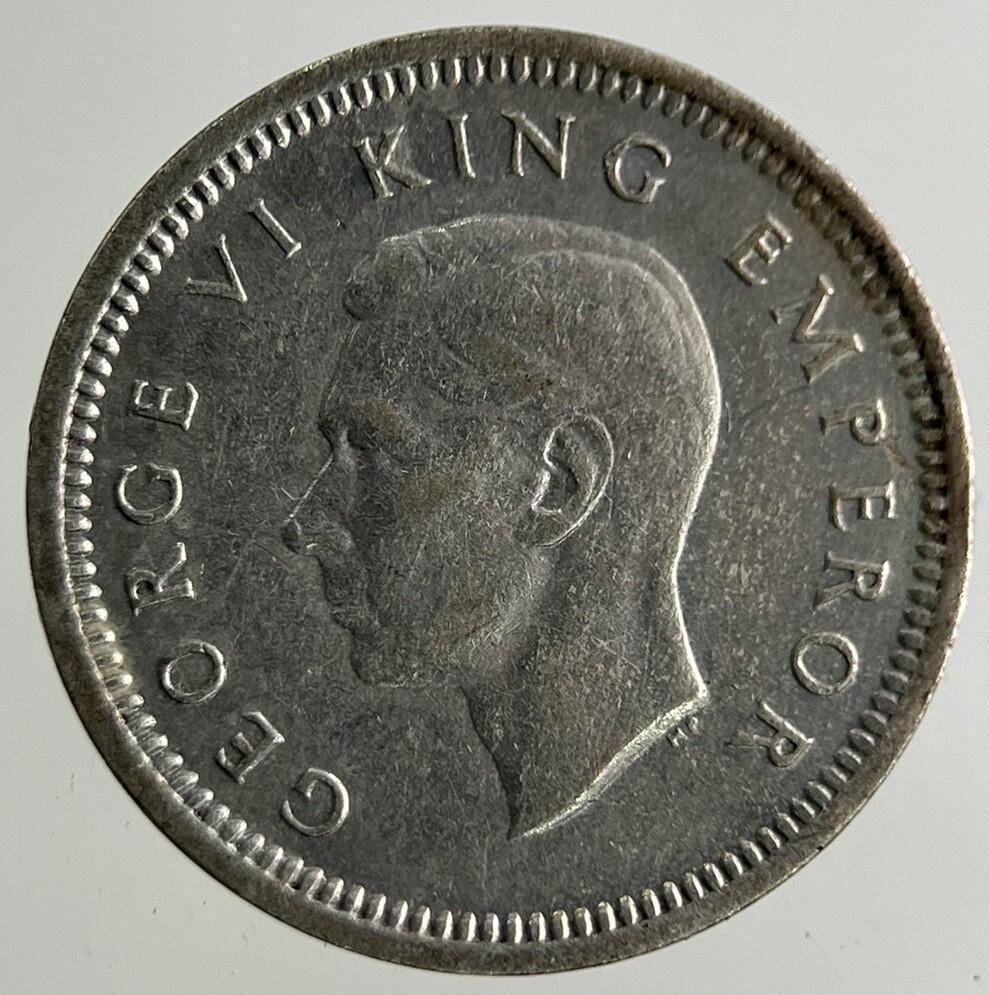 1942 New Zealand Threepence Silver Coin | Fine Collectable Grade