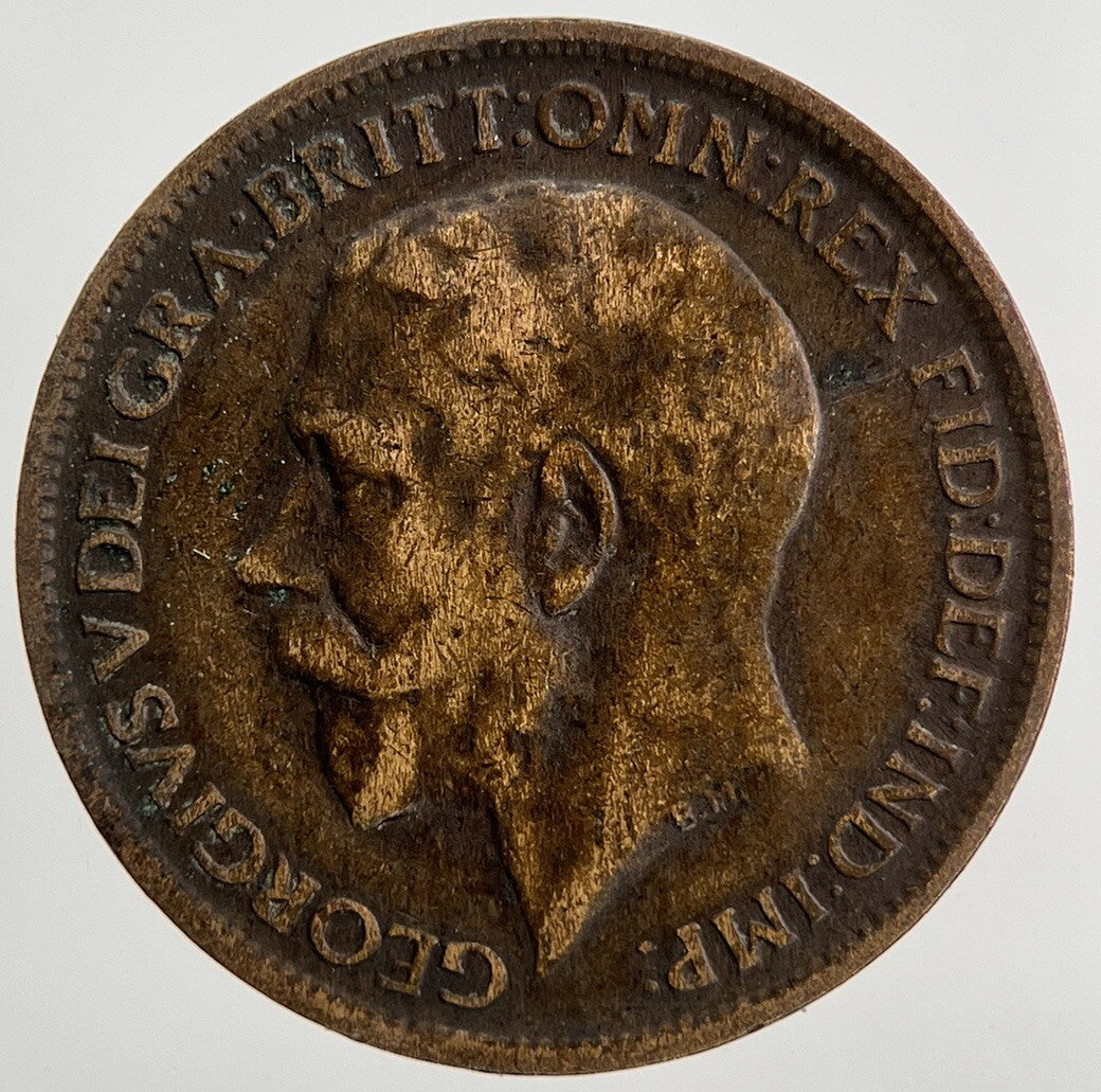 1919 George V Farthing Coin | Fine Collectable Grade