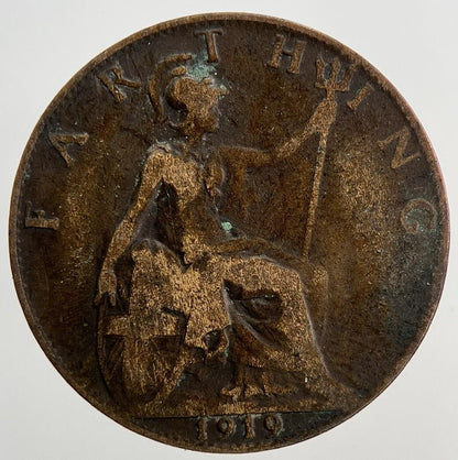 1919 George V Farthing Coin | Fine Collectable Grade