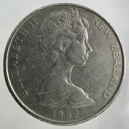 1982 New Zealand 50 Cents Coin | Fine Collectable Grade