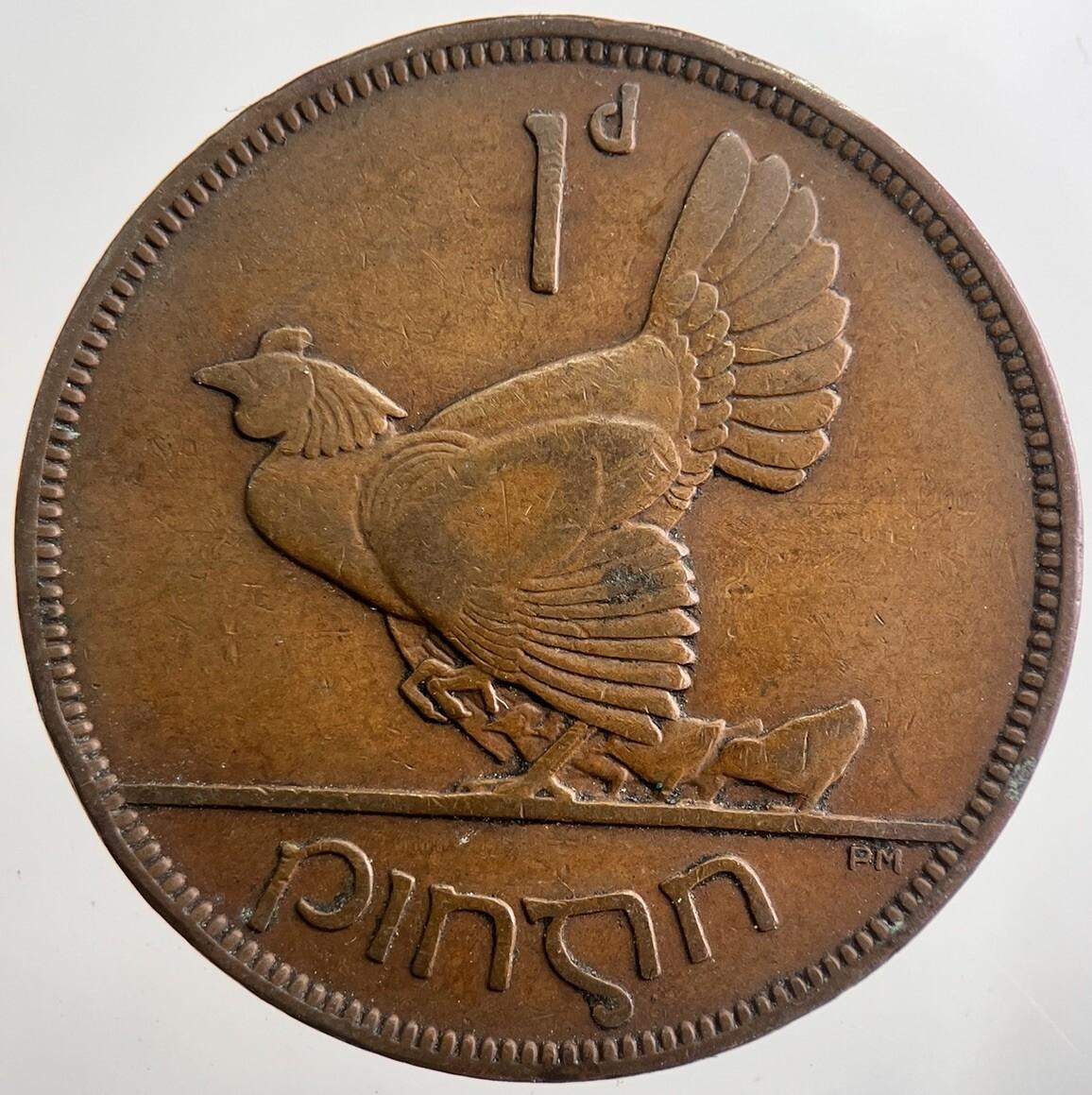 1935 Irish Penny Coin | Fine Collectable Grade | a7468