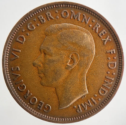 1938 George VI One Penny British Coin | Fine Collectable Grade | a9845