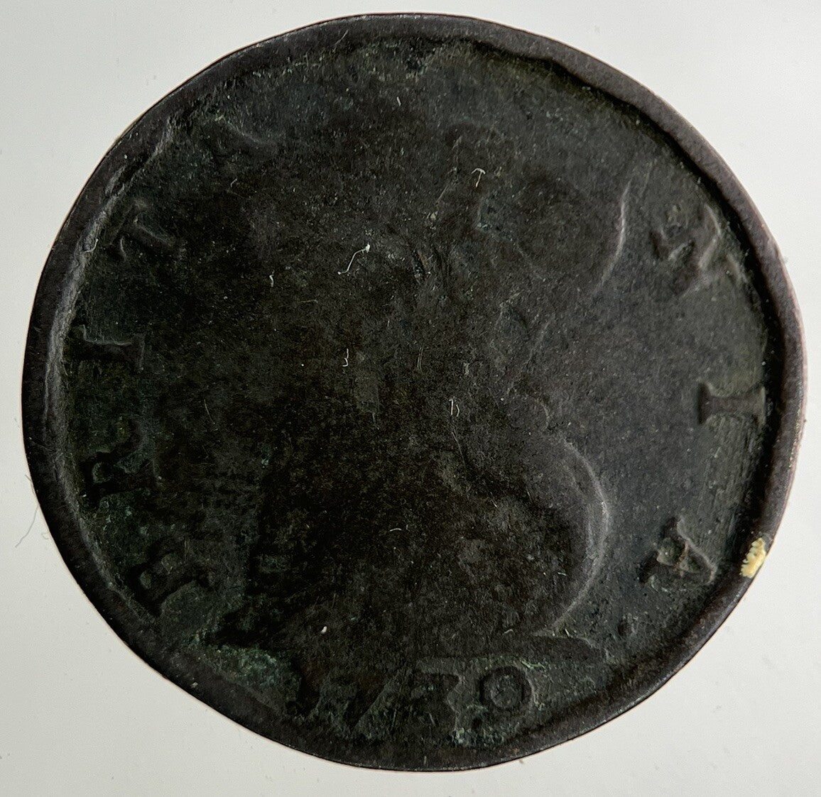 1739 George II 2nd Farthing Coin | Collectable Grade