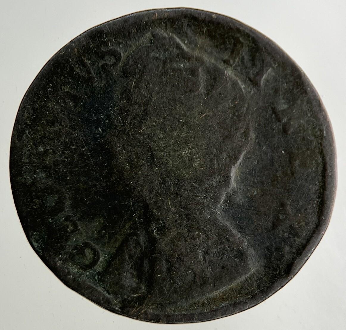 1739 George II 2nd Farthing Coin | Collectable Grade