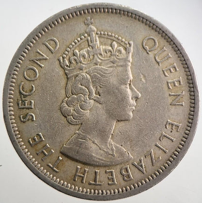 1960 Hong Kong 1 One Dollar Coin | Very High Grade | a7684