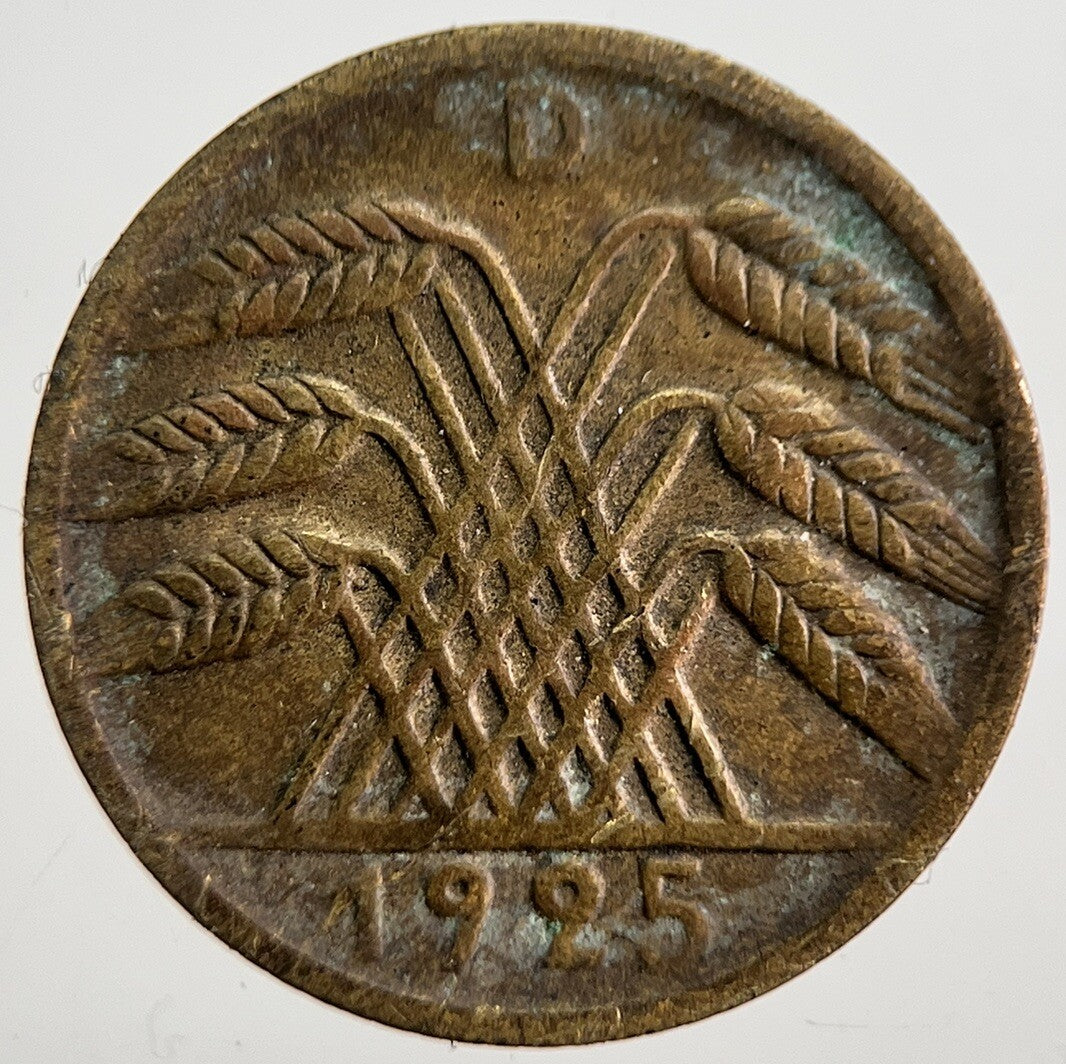 1925 Germany 5 Pfennig Coin | Collectable Grade | a7507
