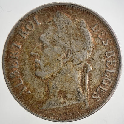 1927 Belgium Congo 1 Franc Coin | Fine Collectable Grade | a8137