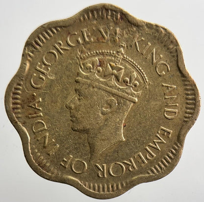 1944 India Ceylon 10 Cents Coin | Fine Collectable Grade | a3348