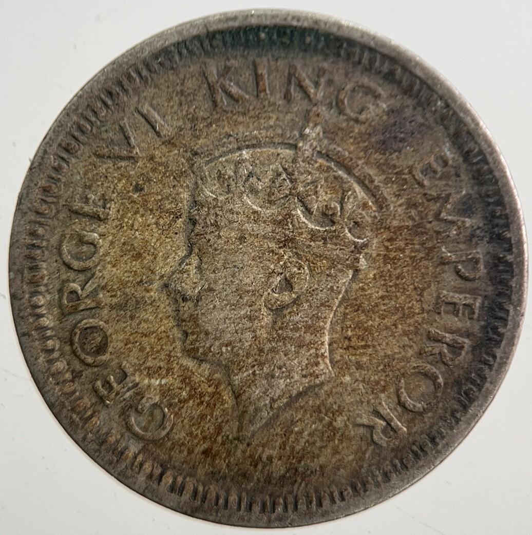 1943 India 1/4 Quarter Rupee Silver Coin | Collectable Grade | a7673