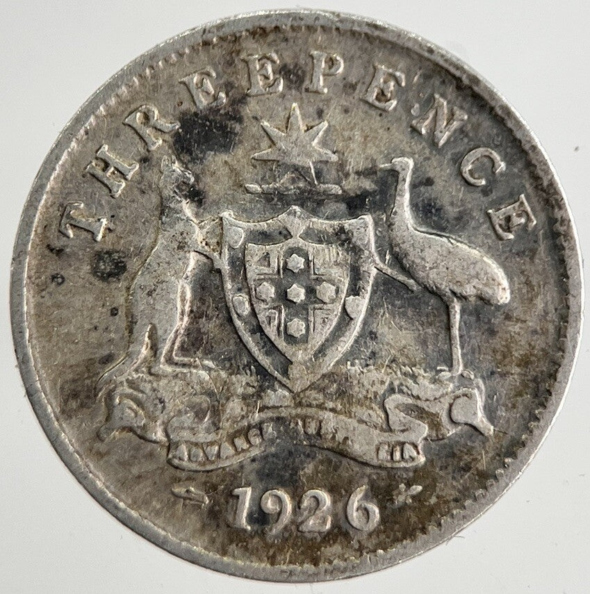 1926 Australia Threepence Silver Coin | Collectable Grade | a8326