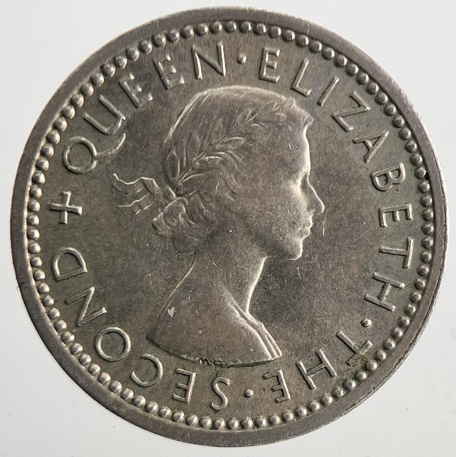 1954 New Zealand Threepence Coin | Very Fine Grade | a9823