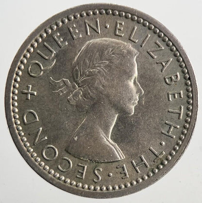 1954 New Zealand Threepence Coin | Very Fine Grade | a9823