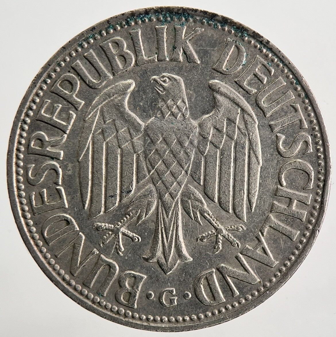 1965 Germany 1 One Mark Coin | Fine Collectable Grade | a9484