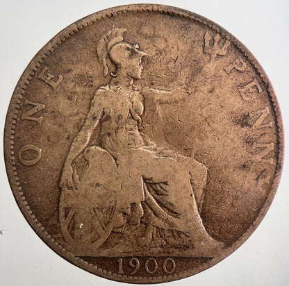 1900 Victoria One Penny Coin | Collectable Grade | a7400