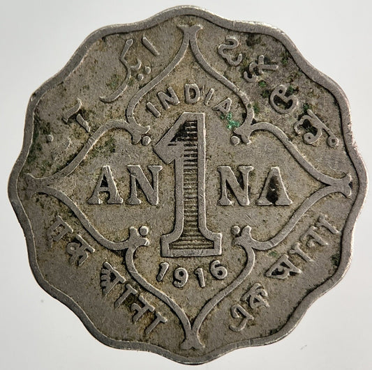 1916 India 1 Anna Coin | Collectable Grade