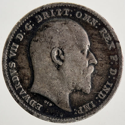1902 Edward VII Threepence Silver Coin | Collectable Grade | a9838
