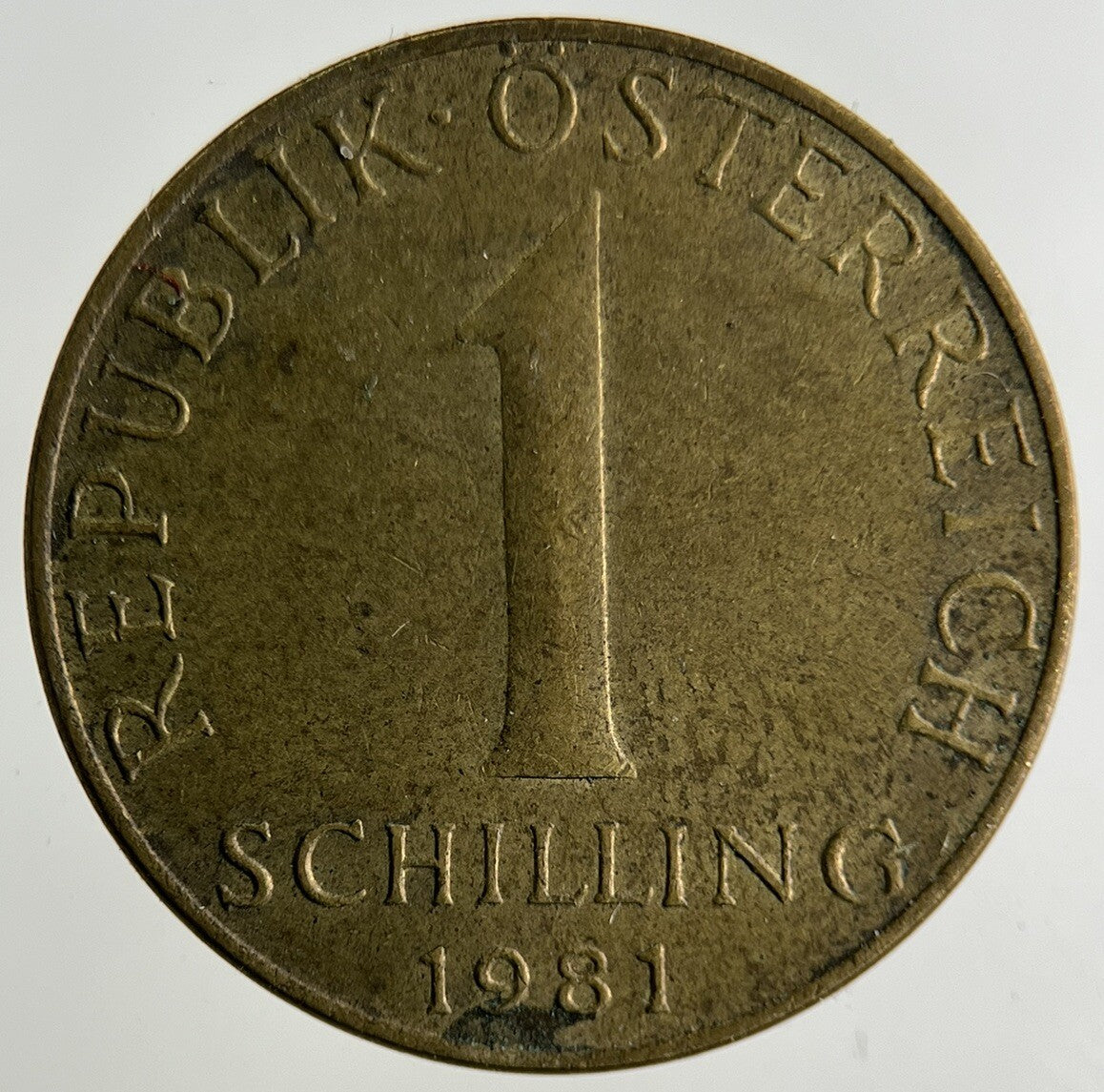 1981 Austria 1 Schilling Coin | Fine Collectable Grade