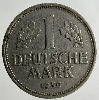 1950 Germany 1 Mark Coin | Fine Collectable Grade