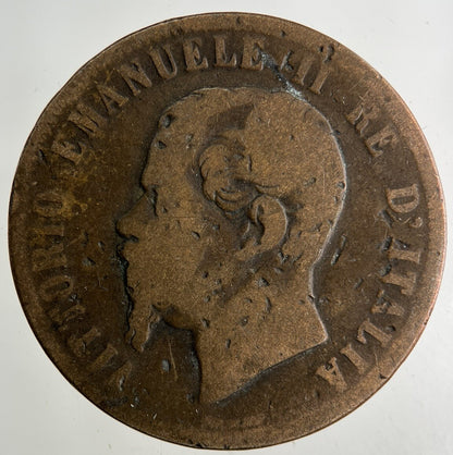 1862 Italy 10 Centesimi Coin | Collectable Grade