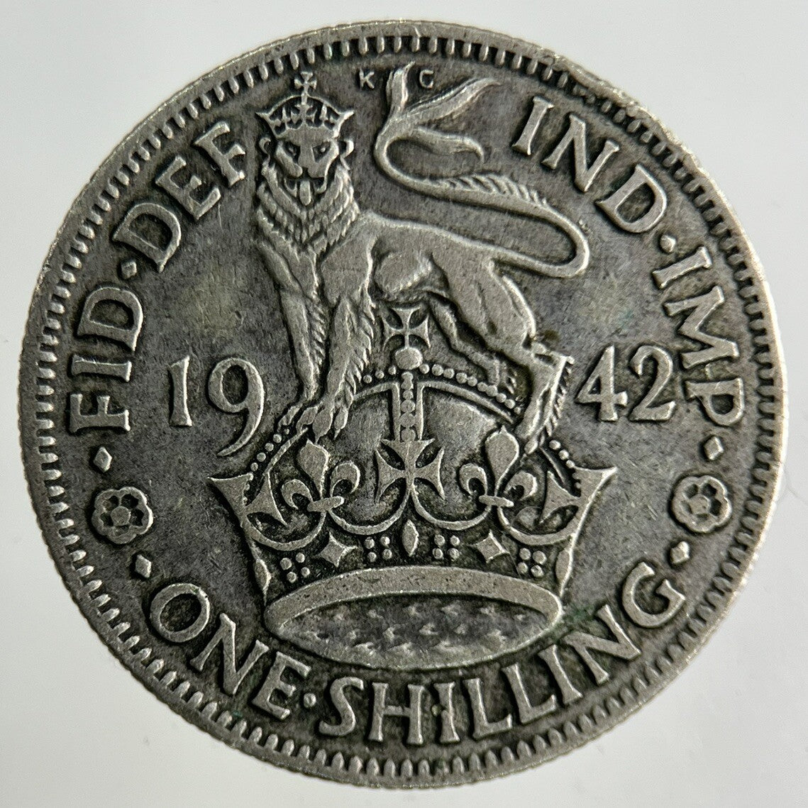 1942 George VI Shilling Silver Coin | Collectable Grade