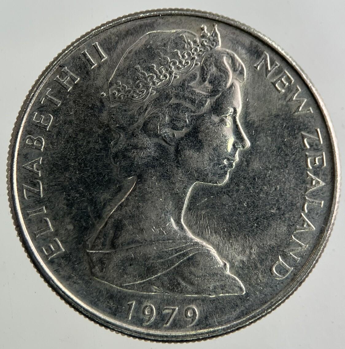 1979 New Zealand 10 Cents Coin | Fine Collectable Grade