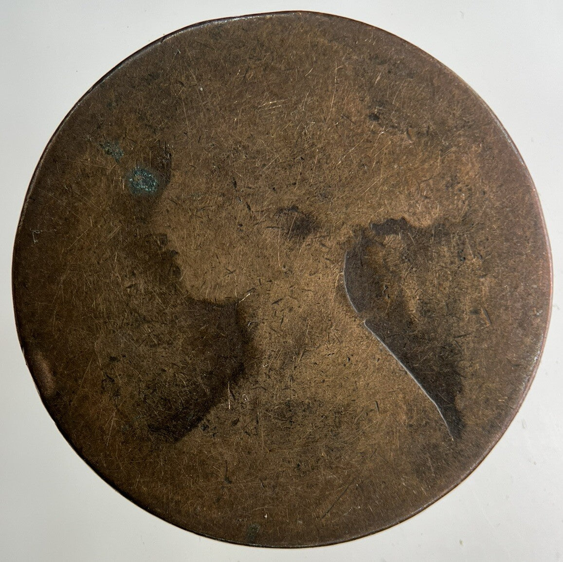 British Victoria One Penny Coin | Worn Grade