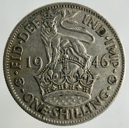 1946 George VI Shilling Silver Coin | Fine Collectable Grade