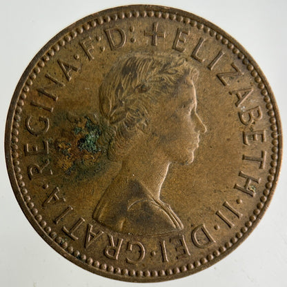 1966 Elizabeth II 2nd Half-Penny Coin | Fine Collectable Grade