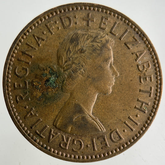 1966 Elizabeth II 2nd Half-Penny Coin | Fine Collectable Grade