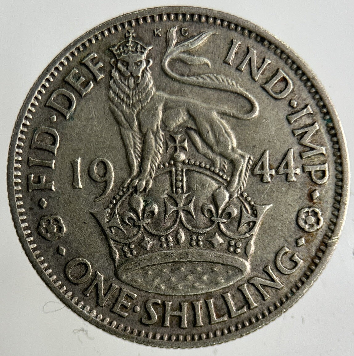1944 George VI Shilling Silver Coin | Fine Collectable Grade