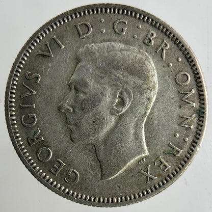 1944 George VI Shilling Silver Coin | Fine Collectable Grade