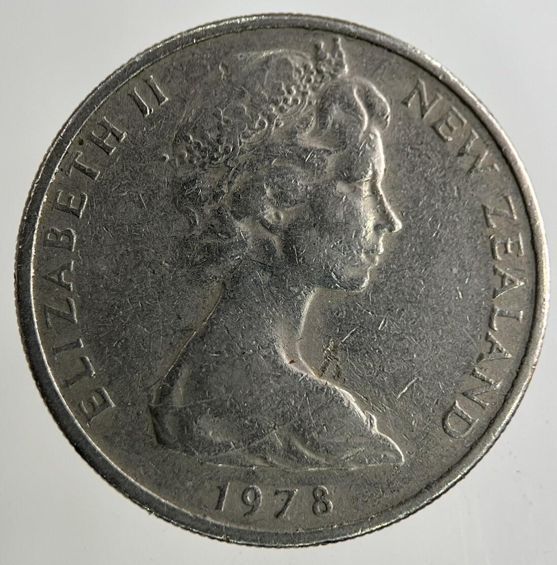 1978 New Zealand 10 Cents Coin | Fine Collectable Grade