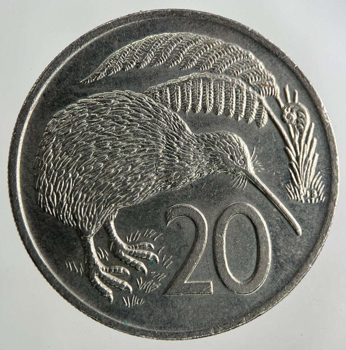 1977 New Zealand 20 Cents Coin | Fine Collectable Grade