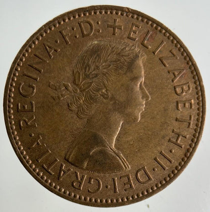 1963 Elizabeth II 2nd Half-Penny Coin | Fine Collectable Grade